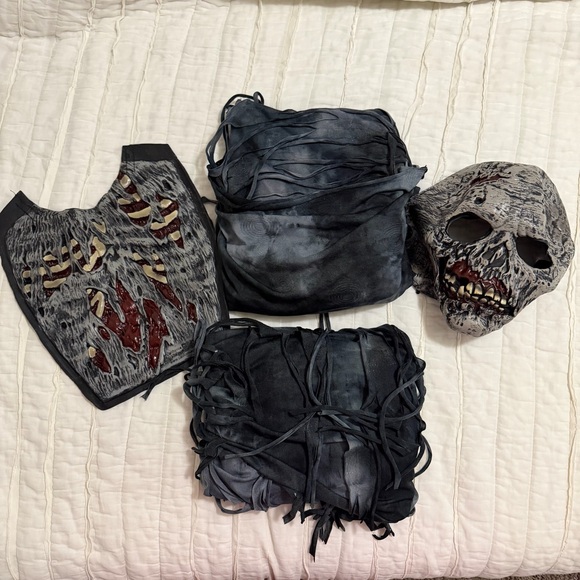Other - Halloween Costume YXL Zombie Ghoul Skeleton with Mask